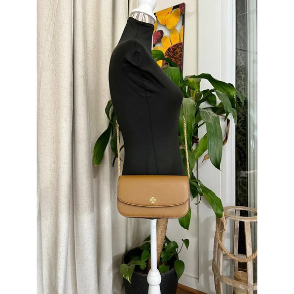 ♦️♦️ AUTHENTIC TORY BURCH BROWN ROBINSON HANDBAG ♦️♦️ - Picture 8 of 9